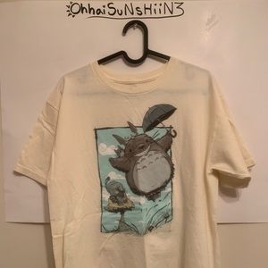 My neighbor totoro/howls moving castle collab tee!